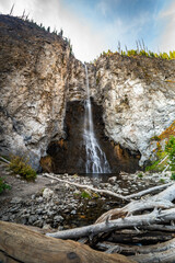 Yellowstone National Park's Fairy Falls hike in the fall of 2024