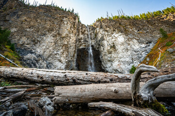 Yellowstone National Park's Fairy Falls hike in the fall of 2024