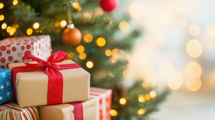 Christmas Presents Under Tree