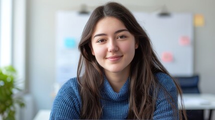 The Smiling Young Woman