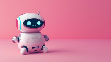 Fototapeta premium AI Powered Mental Health Chatbot Offering Support and Resources for Digital Wellness