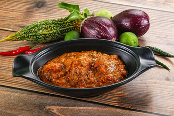 Indian cuisine - chicken masala sauce