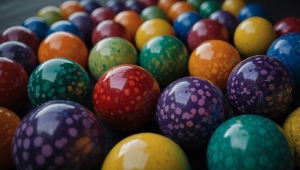 Multi-colored balls