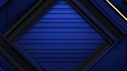 Obraz premium Geometric abstract background with a blue diamond pattern