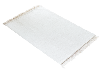 Png woven carpet sticker, home decor on transparent background