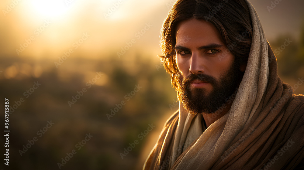 Wall mural image of jesus christ