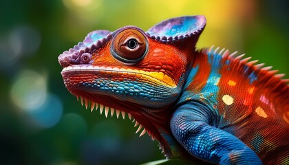 Fototapeta premium iguana on a tree branch
