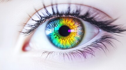 The Colorful Eye Detail