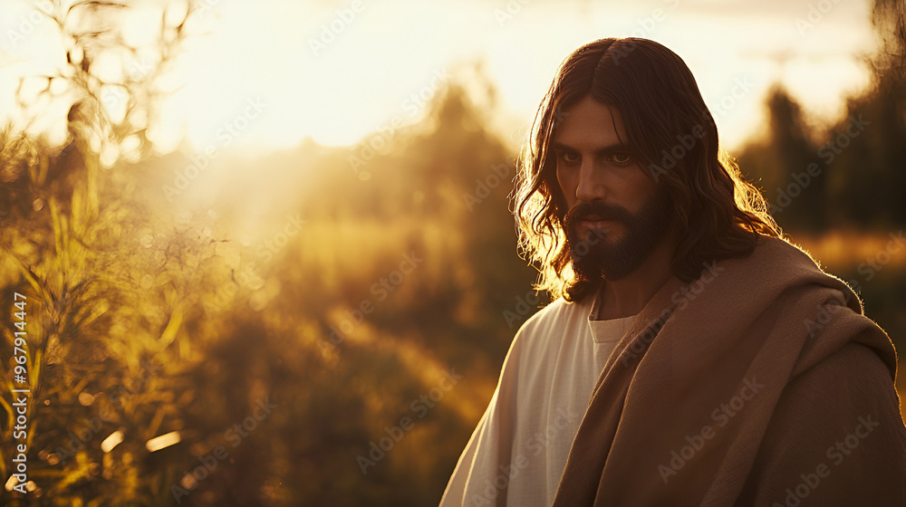 Wall mural image of jesus christ