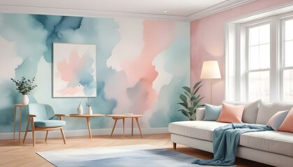 Photo interior modern design room 3d illustration;