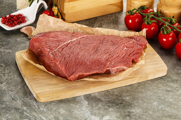 Raw beef meat shoulder for cooking