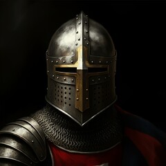 Medieval Knight Champion Helmet European Civilization History Symbol Icon
