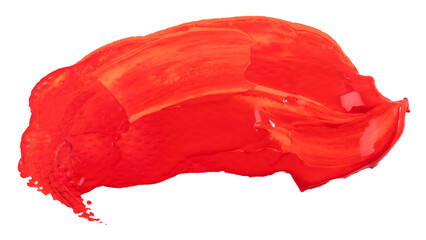 Png red paint smear, lipstick texture