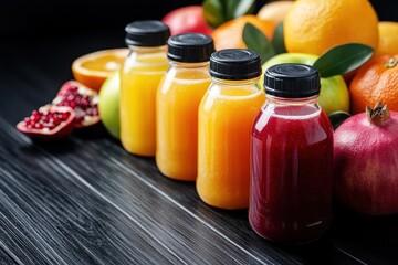 Freshly Squeezed Juice Bottles