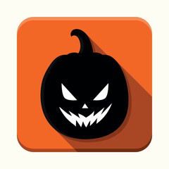 Halloween evil pumpkin app icon