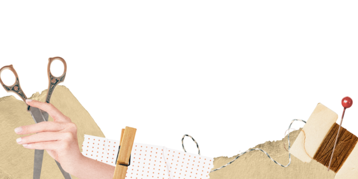 Sewing border png hobby sticker, transparent background - Powered by Adobe