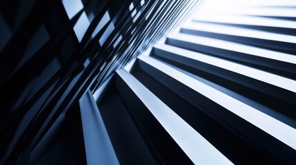 Obraz premium Sharp intersecting lines in a minimalist, monochromatic background