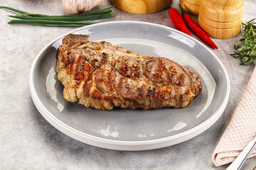 Grilled pork sirloin for dinner