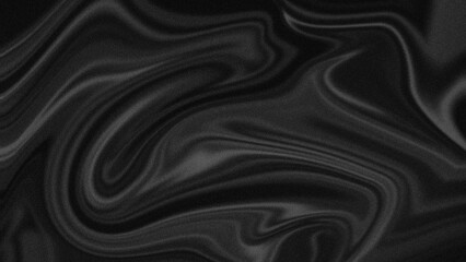 Elegant black satin fabric texture, Smooth silk material background, Luxury fashion design, Abstract black flowing waves, Dark minimalist wallpaper, Modern product display backdrop