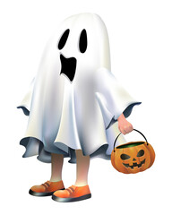Halloween ghost png, transparent background