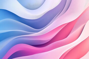 Obraz premium A vibrant abstract wave design featuring shades of blue and pink, perfect for backgrounds and modern graphic projects.