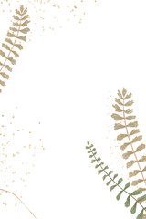 Png tropical leaf frame design