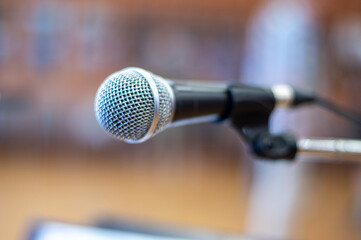 microphone on stage