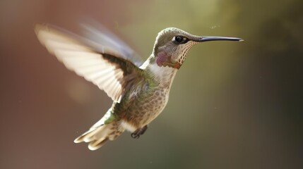 Fototapeta premium Hummingbird in Flight