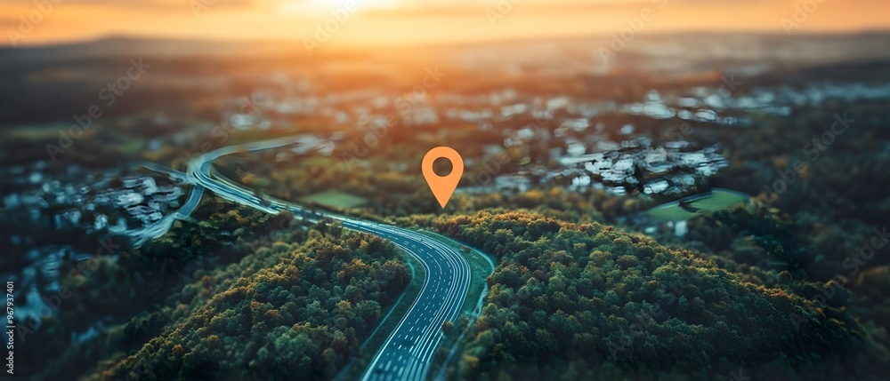 Poster optimized route planning for aerial delivery systems showcasing strategies and techniques used to st