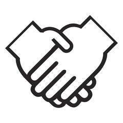 Shaking hands    png icon, transparent background