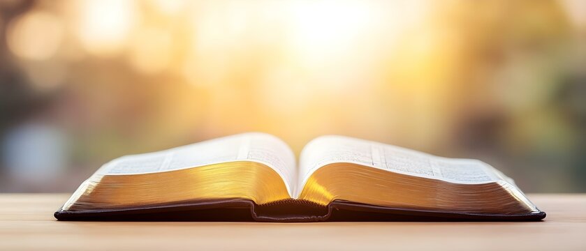 The Bible Shares Jesus' Teachings and the Holy Spirit Leads Believers. Concept Jesus' Teachings, Role of the Holy Spirit, Biblical Guidance, Faith and Belief, Spiritual Leadership
