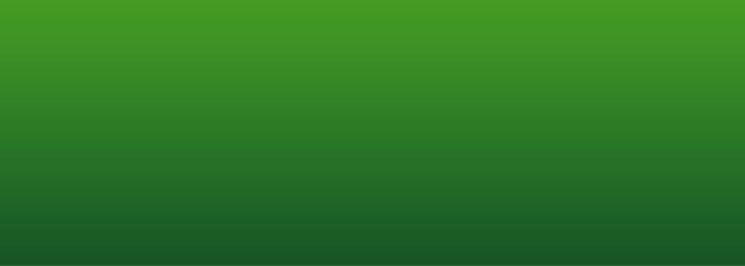 Green gradient background banner. Abstract green backdrop with soft color transition and empty space, perfect for web design. Vector illustration.
