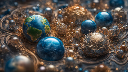 Earth with a beautiful environment