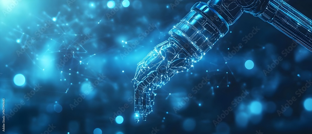 Poster advanced robotic control systems showcasing precision and responsiveness in automated technology a p