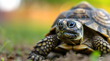 Obraz premium turtle in the grass