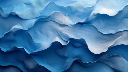 Obraz premium Blue Abstract Waves