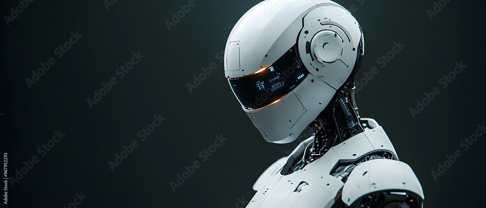 Poster robotic design in engineering visualizing innovative approaches to creating powerful and efficient r