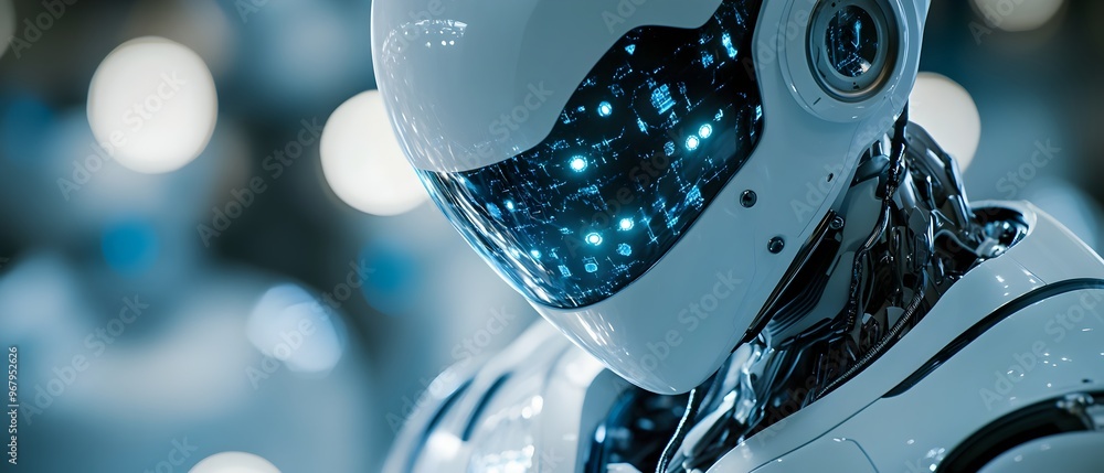 Poster innovative ai powered robotics hardware focusing on the intelligent components that support advanced