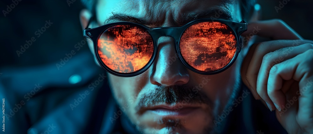 Poster cold war era intelligence spy navigating complex information networks for espionage and documentary 