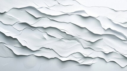 Obraz premium White Abstract Landscape