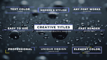 Creative Modern Titles