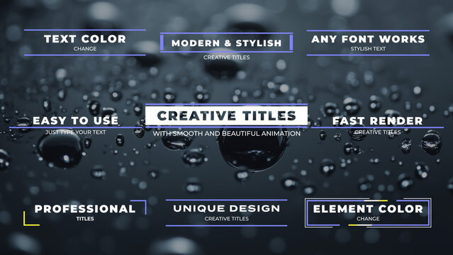 Creative Modern Titles