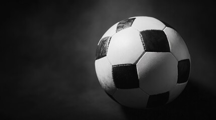 Black and White Soccer Ball