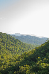 Fototapeta premium clouds in the mountains