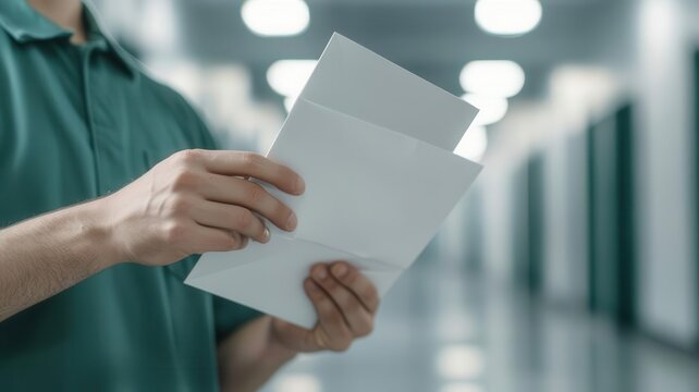 Inmates receiving mail and reading letters from family, Inmate communication, personal connection