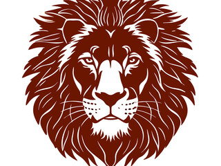 lion head  transparent background png file,