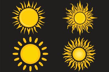 sun clipart, sun vector, sun illustration