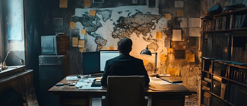 Detailed documentation and analysis of the covert intelligence networks and espionage tactics employed by various agencies during the tense Cold War era