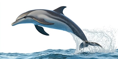 Fototapeta premium Dolphin jumping out of water