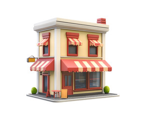 Charming Cartoon Storefront 